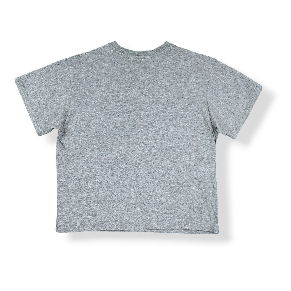 Wilo The Label T-Shirt Women Medium Gray Short Sleeve Graphic Logo Semi-Crop - Picture 11 of 13